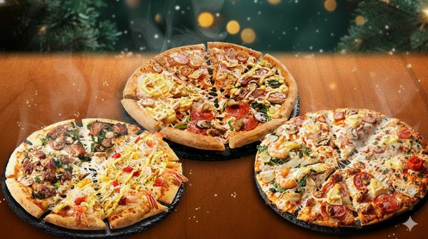 デリバリー限定】＊冬の贅沢セットB＊ピザ2枚＋パーティーボックス1個