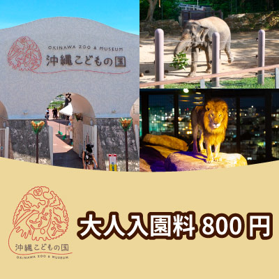 大人料金が800円！クーポン：沖縄こどもの国 - Okinawa Zoo & Museum